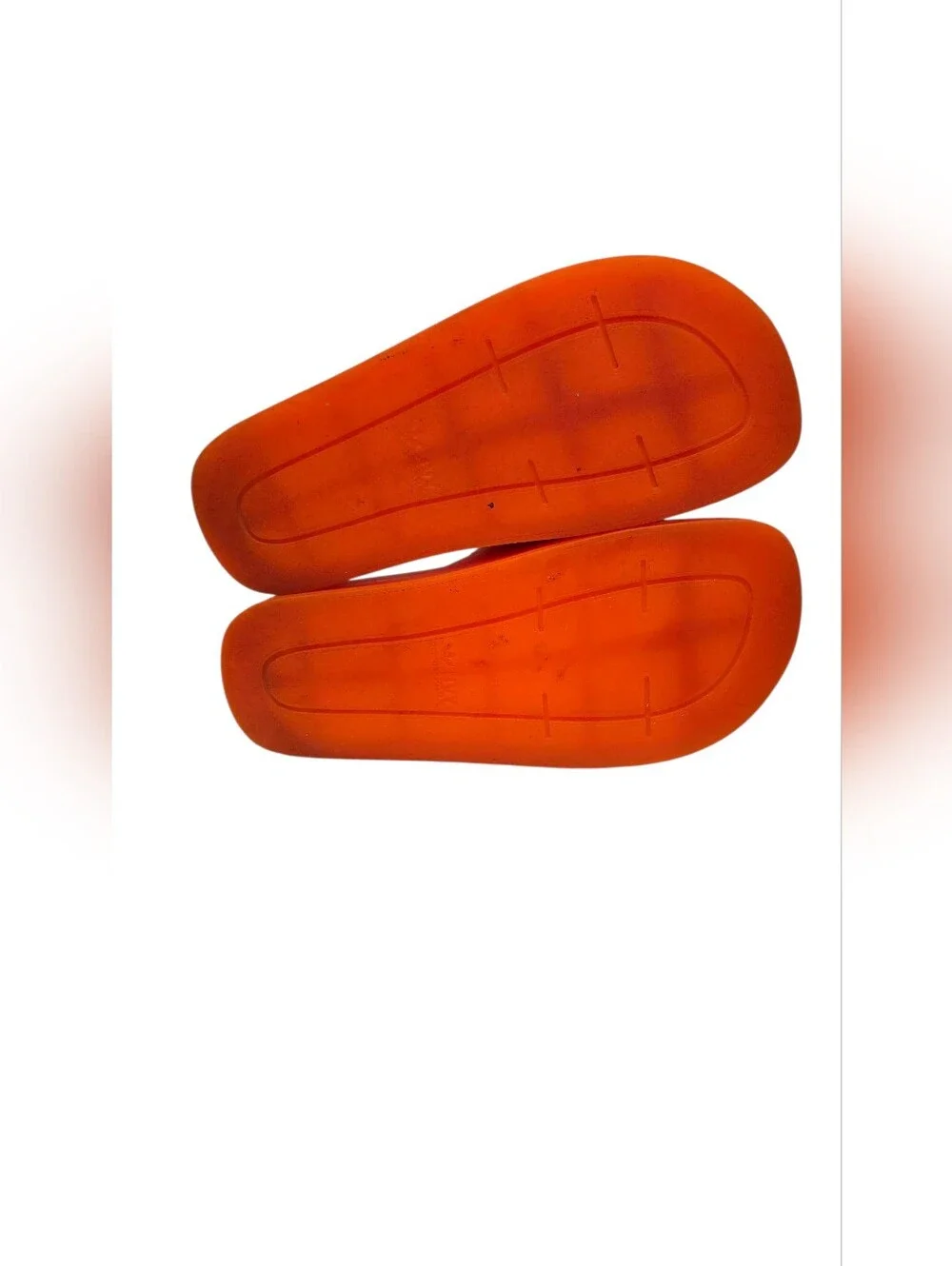 Adidas Ivy Park Orange Towel Terry Cloth Slides Platform Sandals Size 6